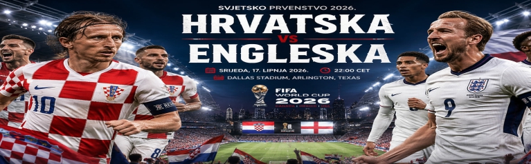 Vatreni otvaraju Svjetsko prvenstvo protiv Engleske: srijeda koja odmah mjeri hrvatske ambicije