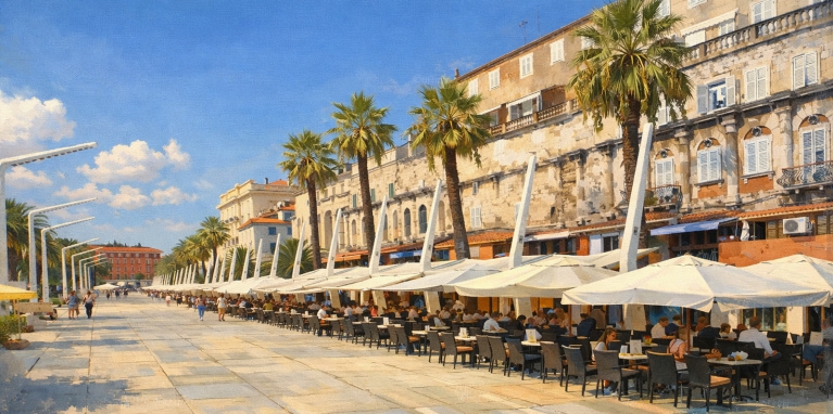 Split: grad koji živi u palači, a diše na rivi